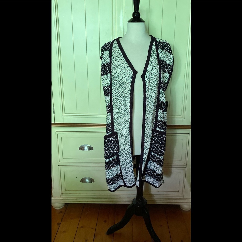 🌟Zozo Long Crochet Sweater Vest🌟